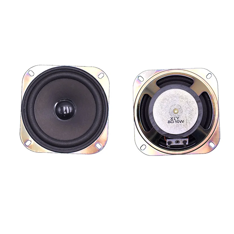 2 sztuki 4-calowych głośników audio 100MM 4 Ohm 8 Ohm 10W Papierowe głośniki multimedialne boczne do parkowania głosowego DIY — zdjęcie produktu 2