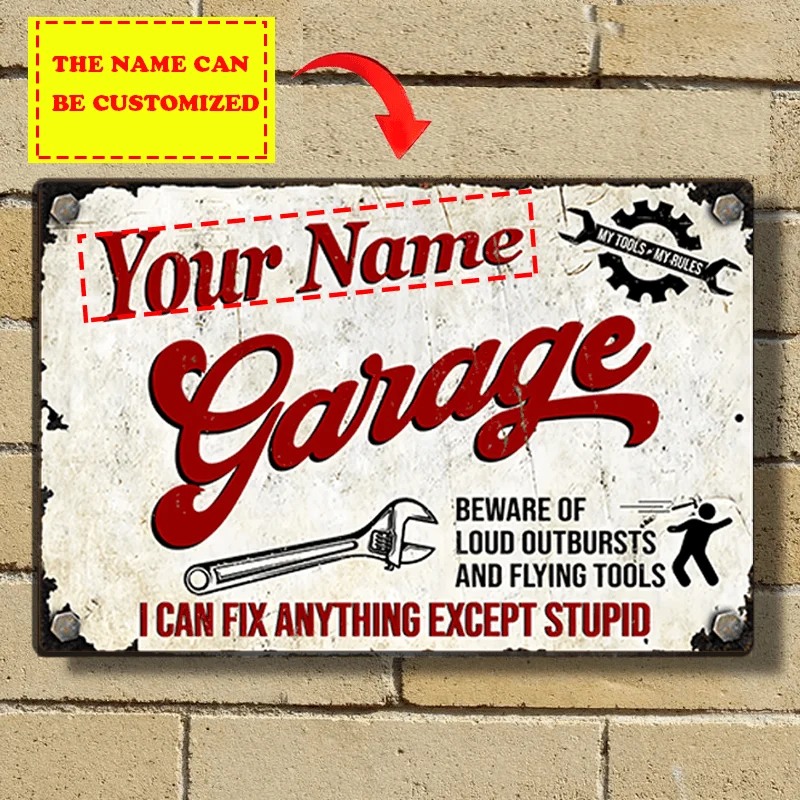 Custom UV-Printed Metal Wall Art Sign - | 