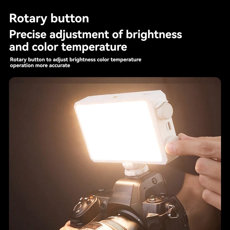 A04R 40W Video Camera Light LED Three Colors Pocket Mini Portable Outdoor High Brightness Fill Light Fan Cooling Dimmable