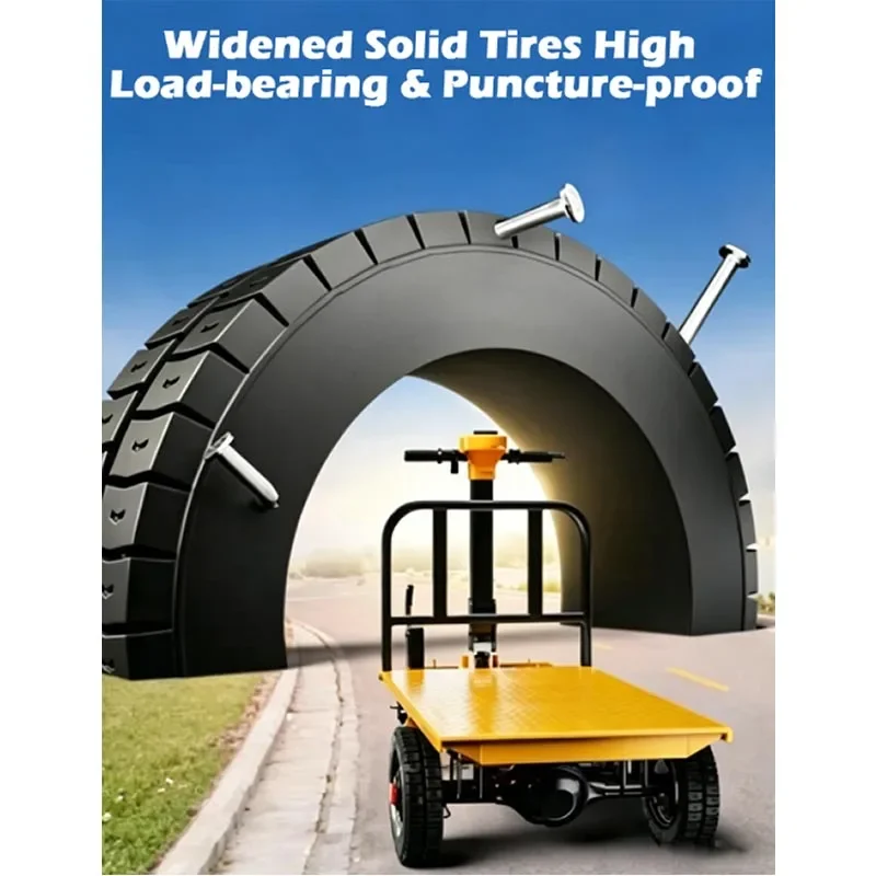 

Electric Flat Cart Multifunctional Industrial Cargo Transport Tricycle Warehouse Logistics Storage Handling (customized)