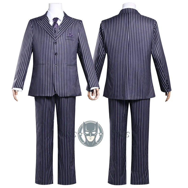 

Gomez Adams Косплей Костюм Мужчины Среда Косплей Куртка Рубашка Жилет Брюки Галстук Полный Комплект Рождественская Вечеринка Костюм Шоу Сценическая Одежда