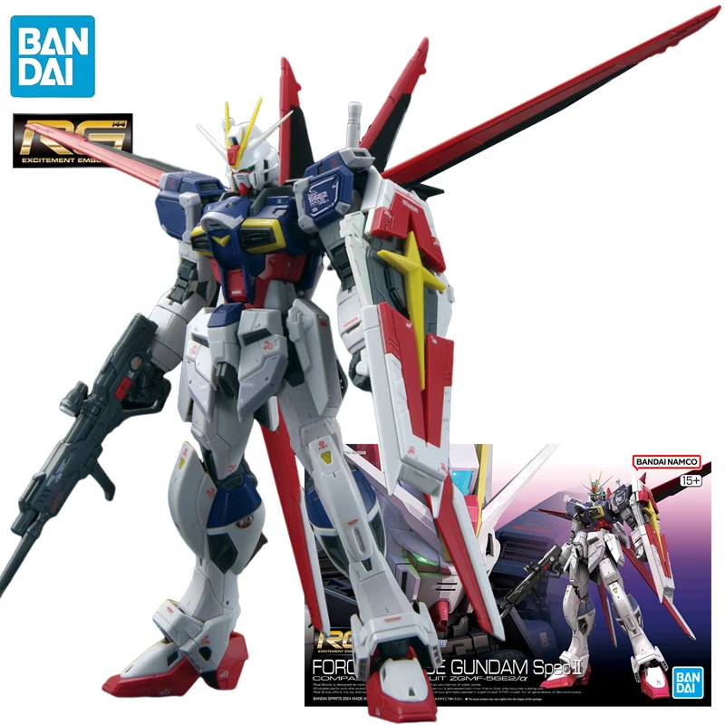 In Stock BANDAI RG 1/144 GUNDAM SEED FREEDOM ZGMF-56E2/α FORCE IMPULSE GUNDAM SpecⅡ Anime Action Figures Assembly Model Toy