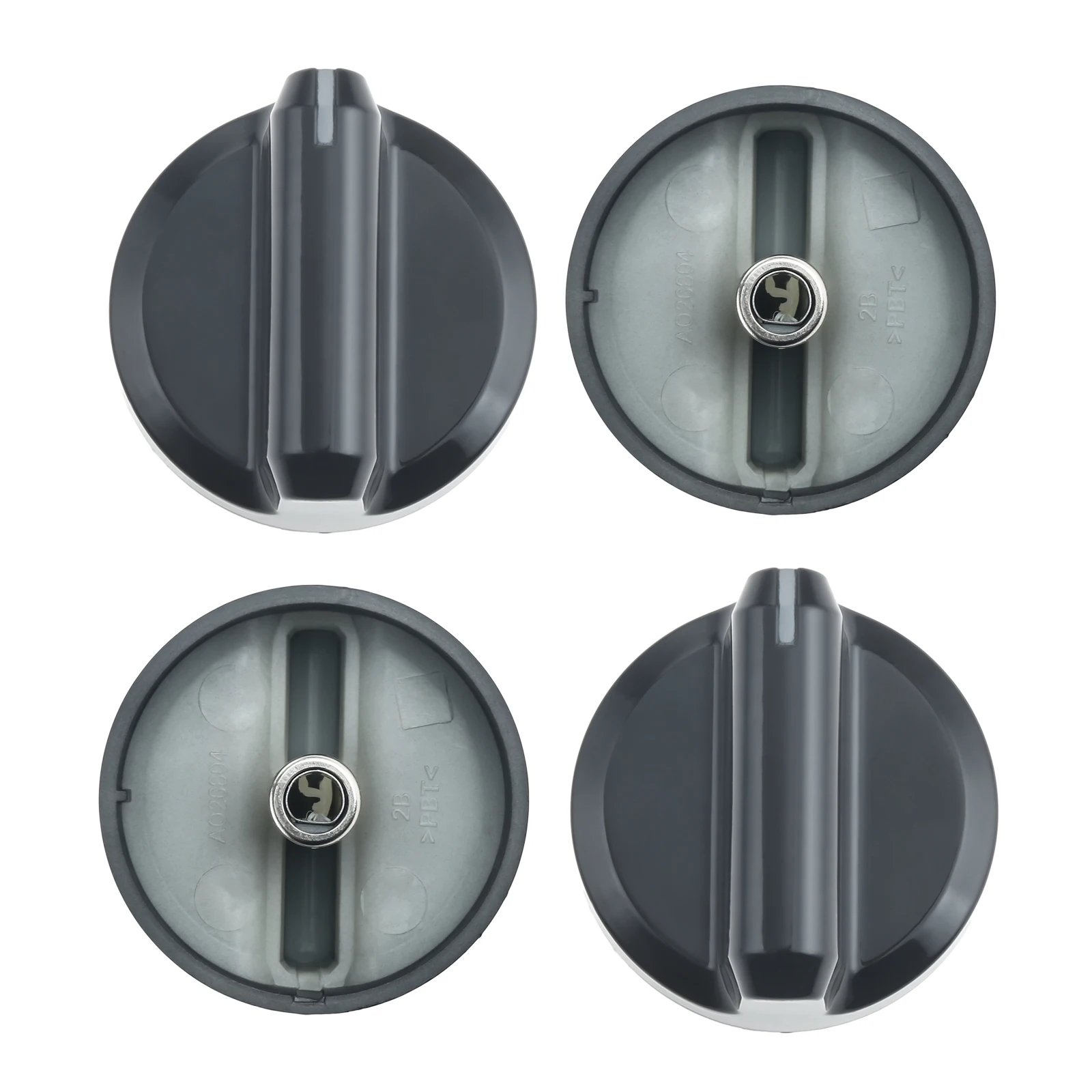 4Pcs 316564511 Top Valve Burner Knob Fits for Frigidaire Range/Stove/Oven Replaces 1513577 AP4433359 PS2364186 EAP2364186