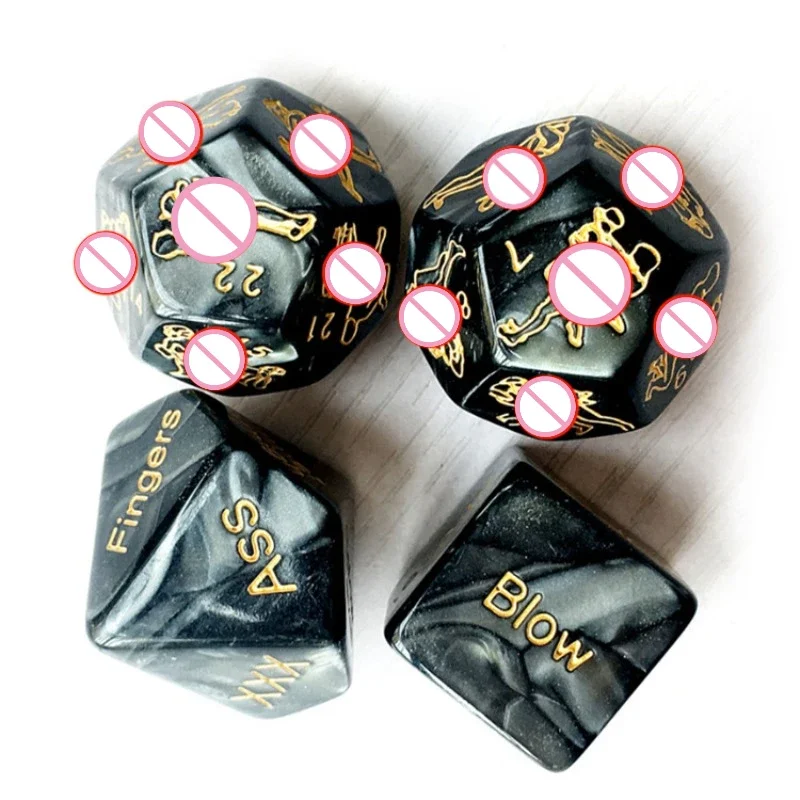 4PCS/SET Sex Dice 12 Kinds of Sex Play Positions Adult Game Sm Play Roles Flirt Sex Products Bdsm Toys Erotic Goods - view 3