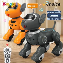 Robot Dog Intelligent Ai Programmable Smart Toys for Children Multi-Functional with Sound Led Eyes Dancing Electronic Pets Dog