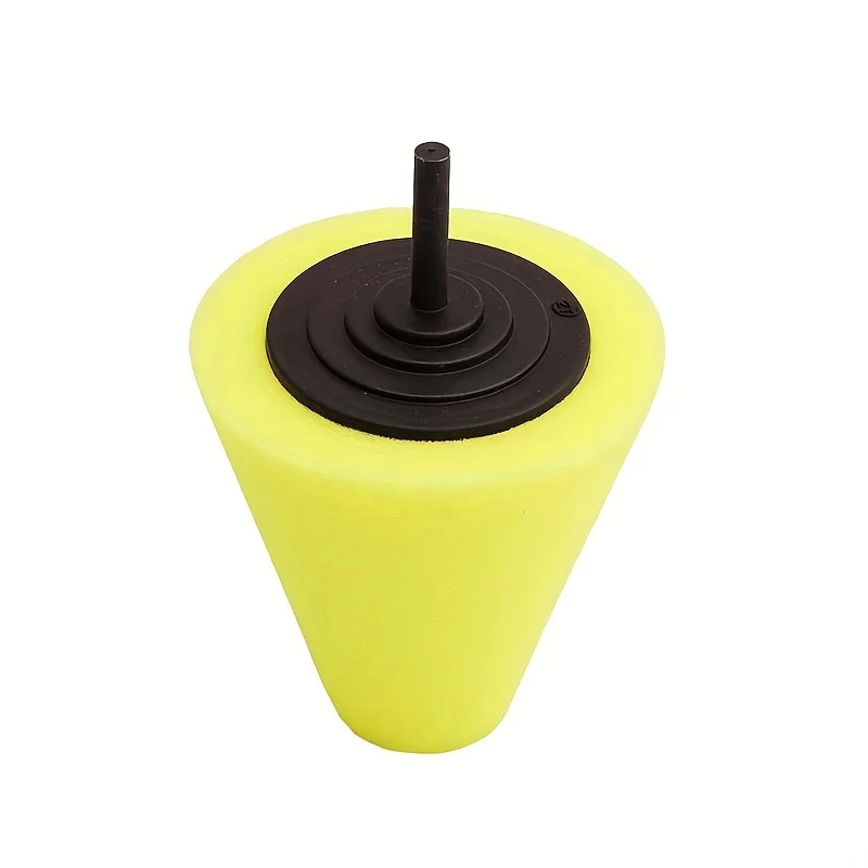 Car Hub Polishing Sponge Grinding Head In The Net Dead Angle Polishing Sponge Wheel Metal Plastic Grinding Conical Sponge