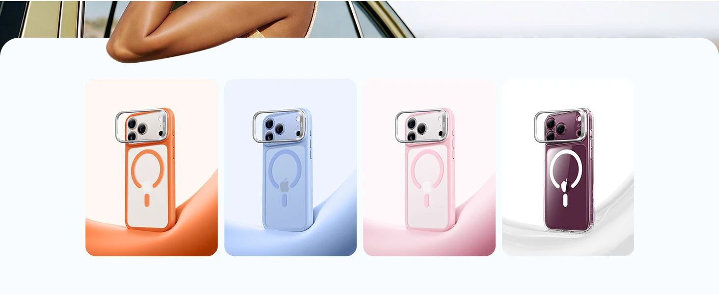 ESR für iPhone 18 Pro Max & 17 Pro Max MagSafe Handyhülle Ultra Slim Militärqualität Sturzschutz-Cover mit Kamerasteuerung – Detail 14