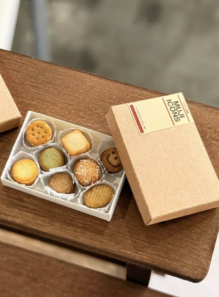 Hot Sale 1:6 Miniature Bakery Gift Set, Handmade Pizza Cookie Bread Matcha Box, Dollhouse Kitchen Pretend Play Dessert Decor