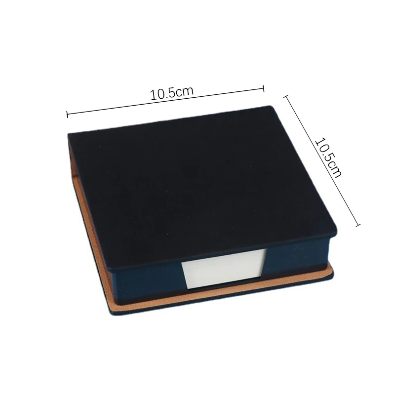 Sticky Notes Holder Business Office Note Box Sticky Note Dispenser Note Pads Desk Organizer Office Leather Sticky Note Box
