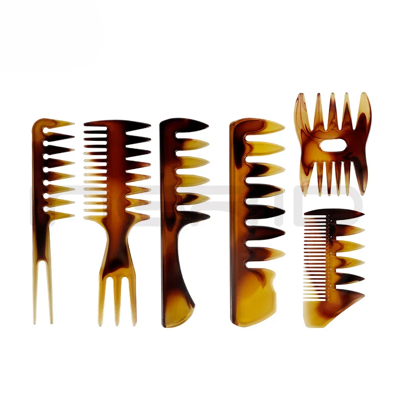 

New Men's Hair Comb Professional Hairdressing Barber Wide Tooth Hair Brush Men Combs Hairstyle Man Barbershop Hair Styling Tools