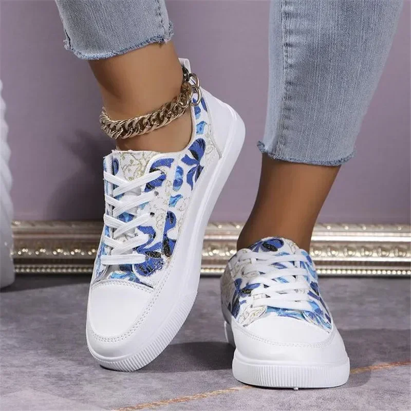 Women Casual Shoes Fashion Breathable Walking Mesh Flat Shoes Sneakers Women 2024 Gym Vulcanized Shoes White Female Footwear