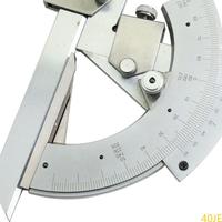 40JE Precisions Angles Finder Rulers Tool Vernier Bevel Protractor for Woodworking