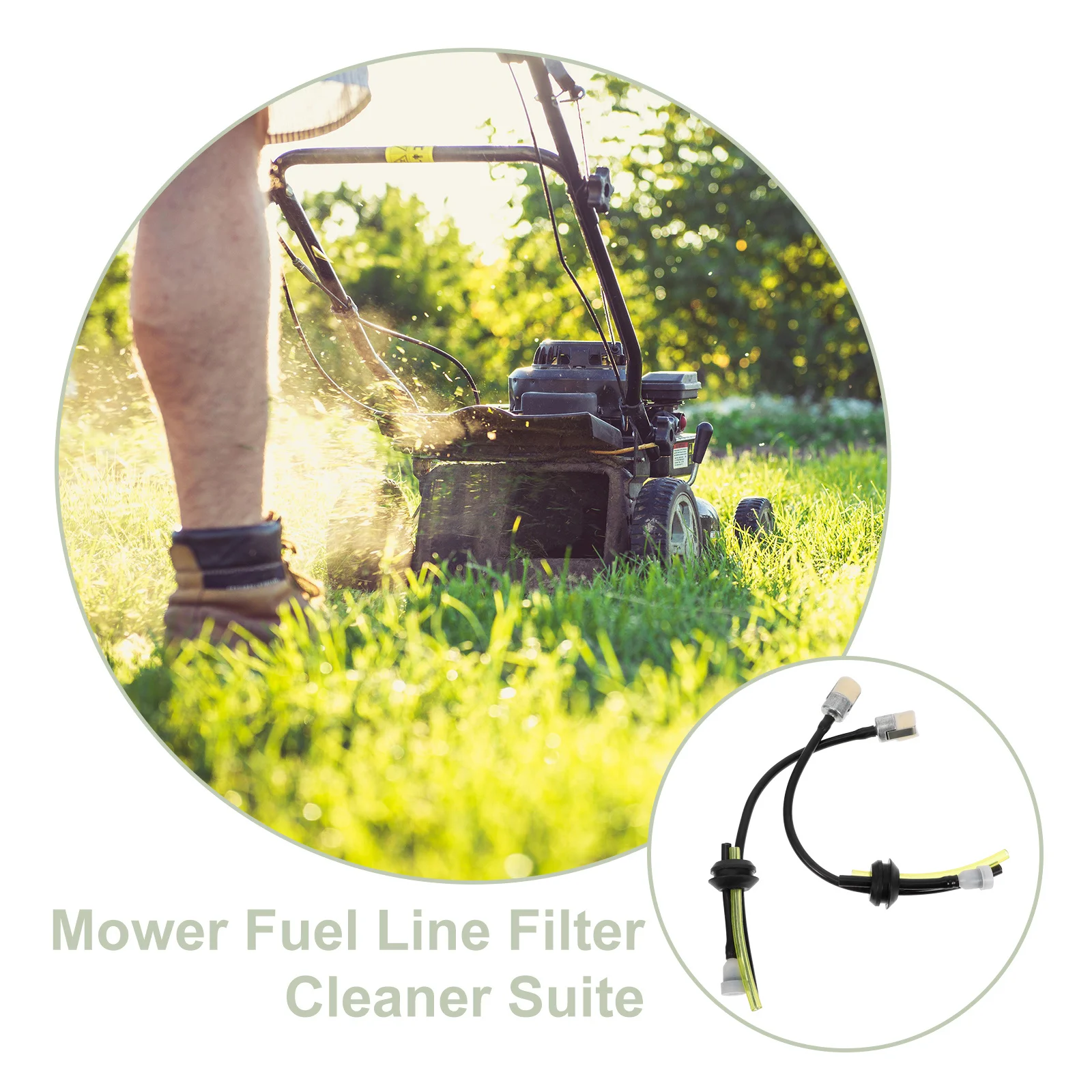 2 pezzi 3 fori gruppo linea carburante benzina carburante per tosaerba tagliaerba pezzi di ricambio compatibilità versatile