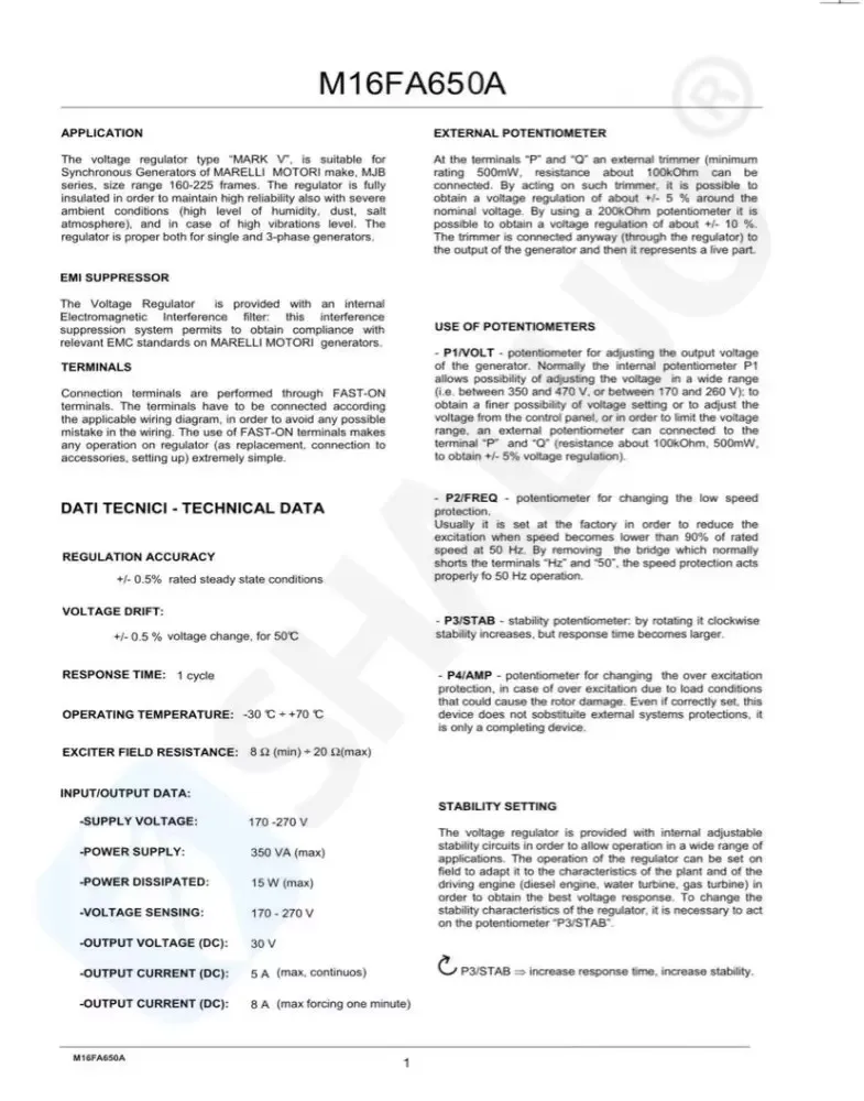 Manufacturer  Generator Three Phase Electronic Avr Automatic Voltage Regulator Stabilizer Price Diesel Generator Parts