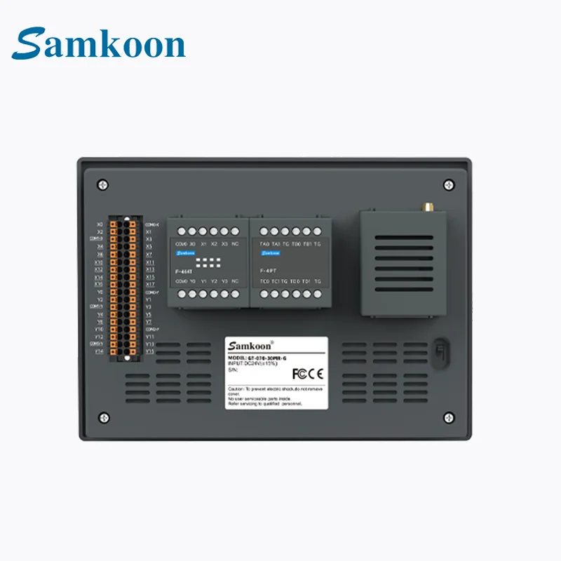 Samkoon 7.0 inch HMI PLC All In One With PLC Integrated Panel Ethernet 14 relay output Factory directly Sell