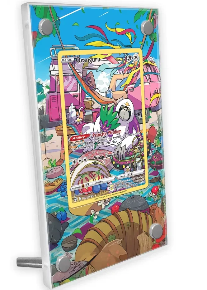 

Oranguru Anime Card Extended Art Display Case Collection Card Extended Painting Psa Display Rack Excluding