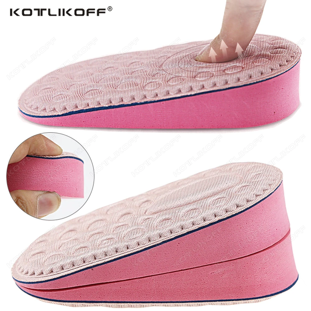 Unsichtbare EVA-Einlegesohlen zur Erhöhung des Memory-Schaum-Designs mit halbem Einsatz, Fersenpolster/Pad, Komfort-Lift-Schuh-Innensohle
