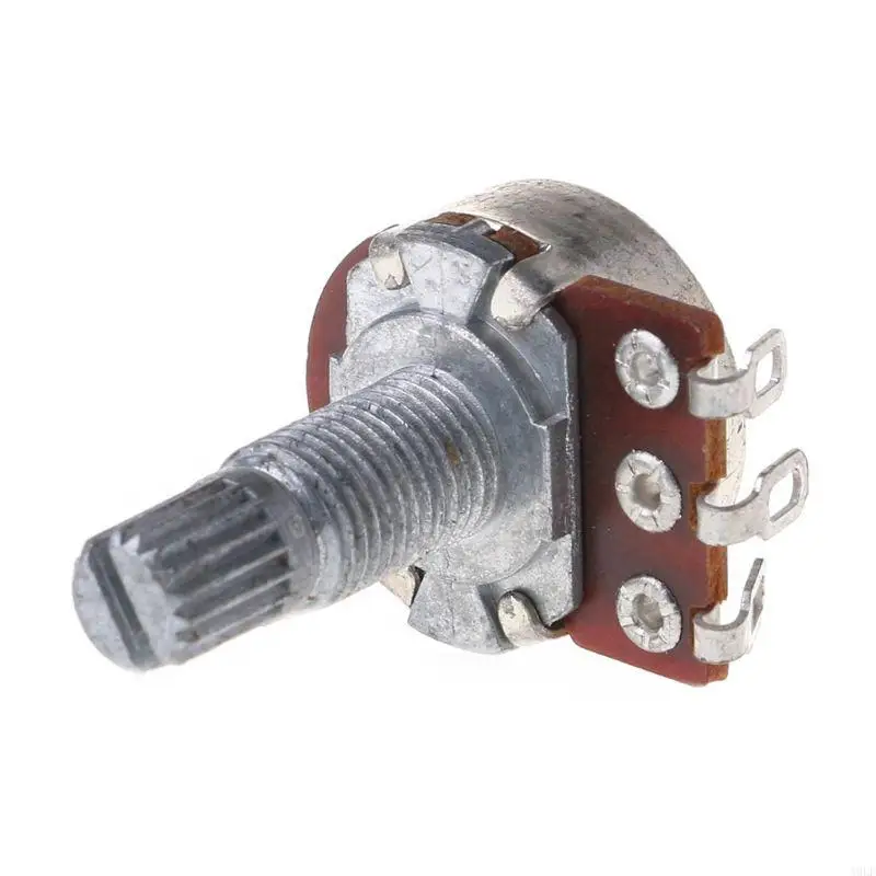 A9LF A25K Potentiometer Splined Pot Electric Guitar Bass Effect Amp Tone Volume 18 мм