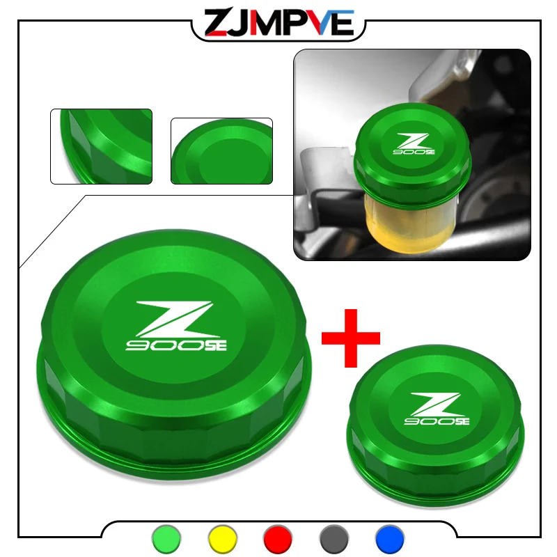 New Motorcycle Accessories CNC Rear Front Brake Fluid Reservoir Cap Tank Oil Cylinder Cover For Z900SE z900se Z 900SE 2022-2024