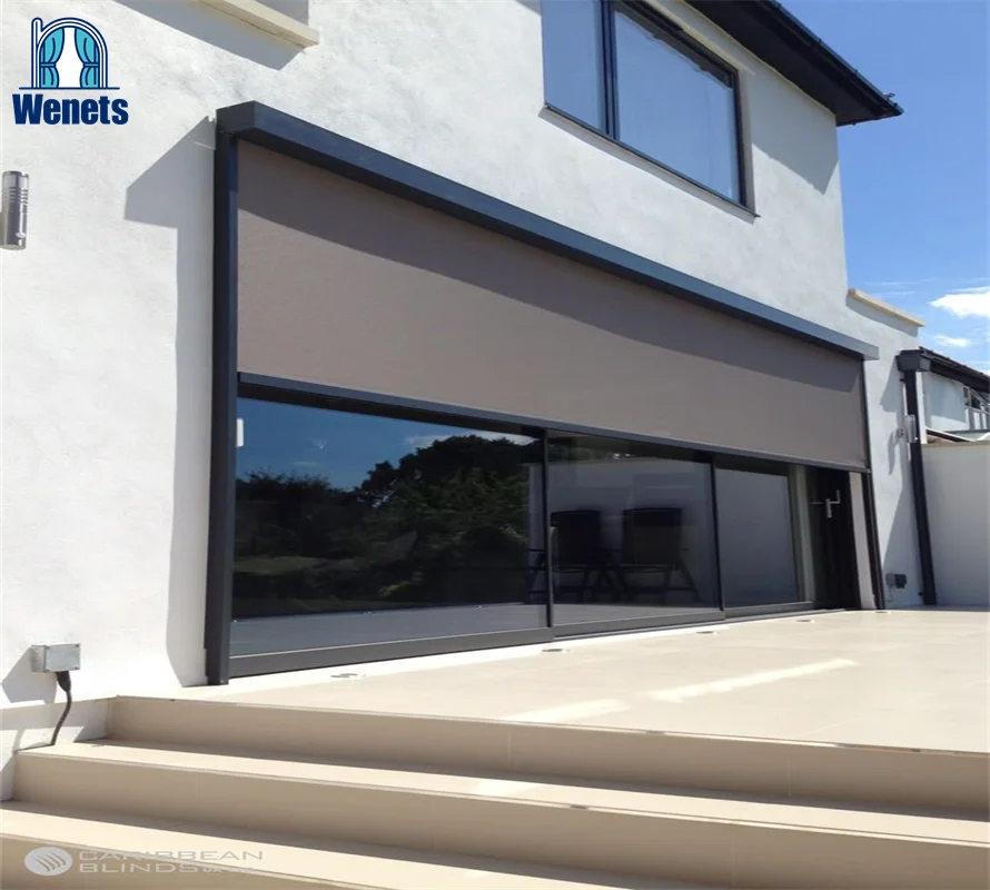 

Наружная сетчатая жалюзи с защитой от ультрафиолета и ручной системой шкивов для садового тента