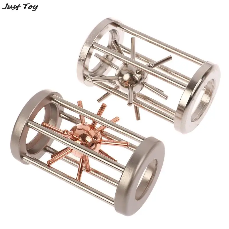 

NEW Classic Puzzle High IQ Cage Star Tooth Metal Brain Teaser Magic Baffling Puzzles Game Toys for Children Adults