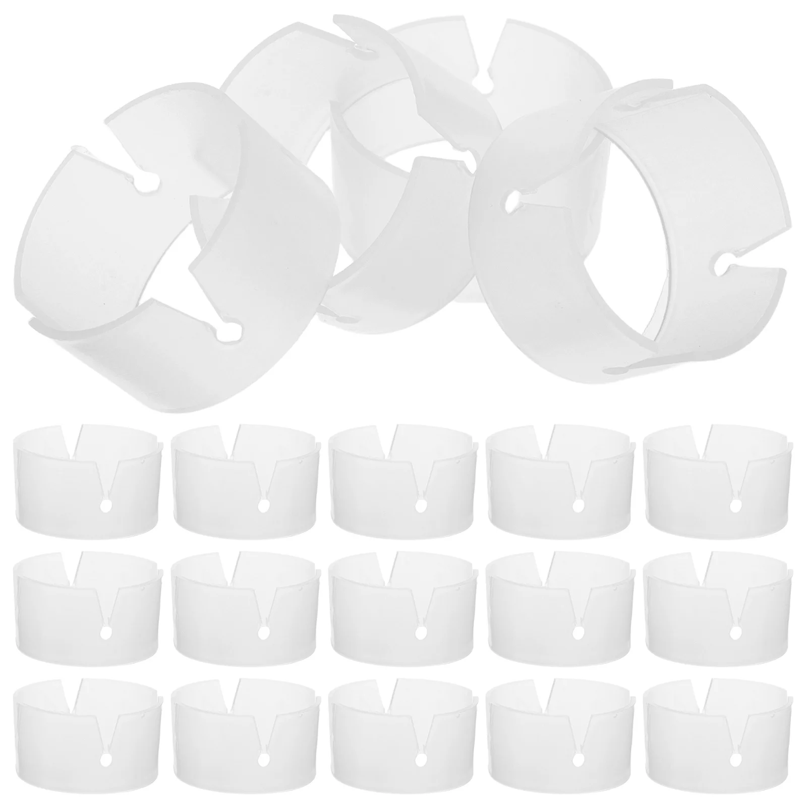 

300pcs Balloon Arch Clips Round Plastic Rings For Wedding Birthday Party Decor Stable Connector Lightweight Event