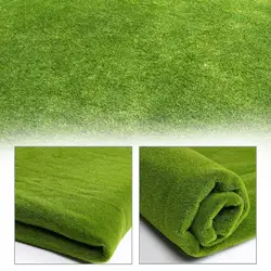 1Pc Artificial Grass Mat Fake Door rug artificial Green lawn moss Garden Turf roll Entryway carpet  Indoor Outdoor home decor