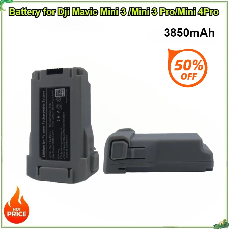 

New 3850mAh for Dji Mavic Mini 3 PRO Mini3 PRO Mini 3 Pro RC Drone Intelligent Flight Battery Mini 4Pro Long Endurance Battery