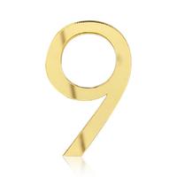 3D Digital House Number Sticker Plaque Sign Date Digits Door Plate Mailbox Address Sign Outdoor House Number Home Decor