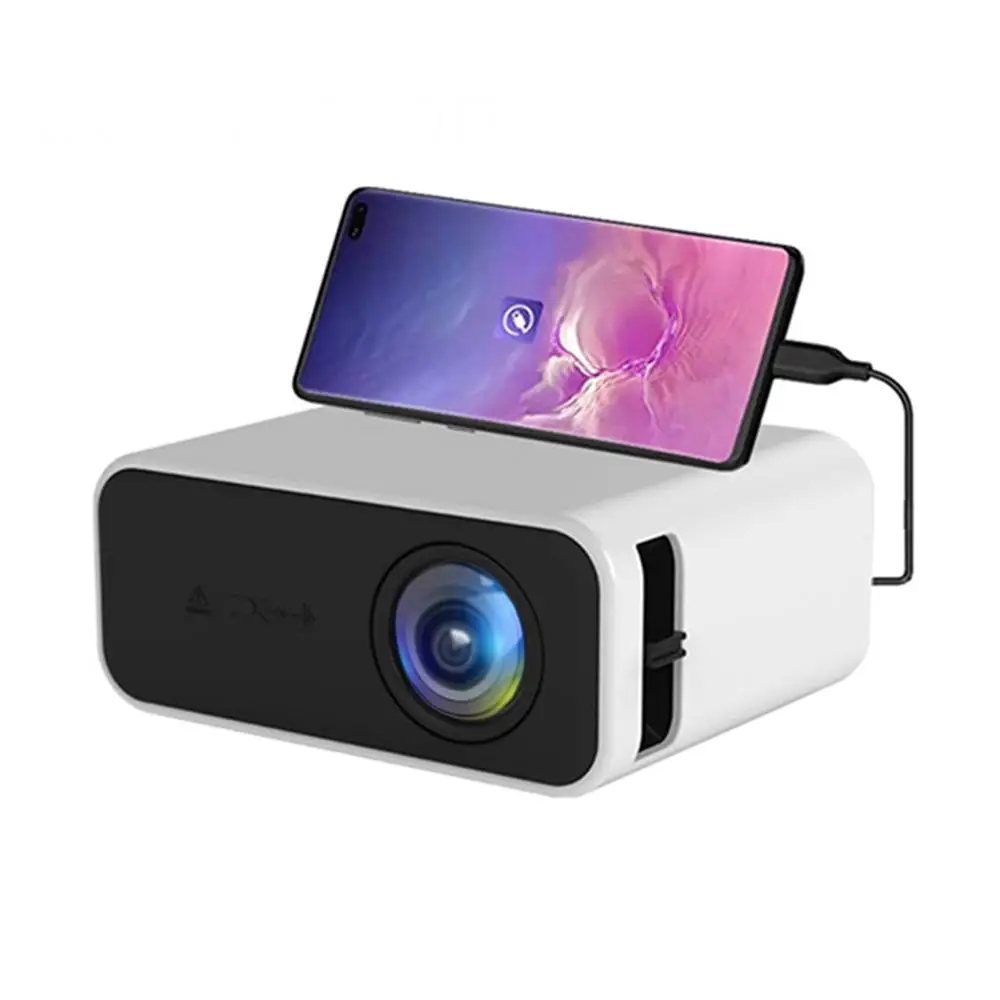 

New YT500 Projector With Wired Same Screen High-speed Picture Home Theater Video Beamer Built-in Speaker Portable Media Player