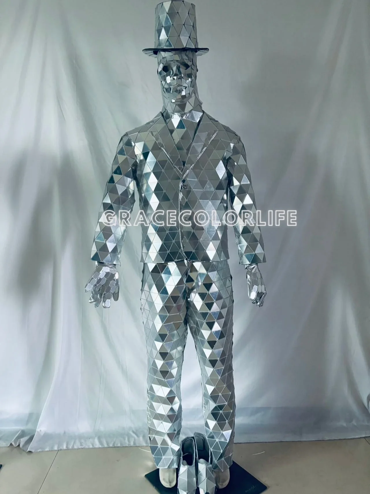Man in the Mirror Costume Hand Sewn Men's Halloween Christmas Easter Costumes Deluxe Performance Party Dresses Stage Dancewear
