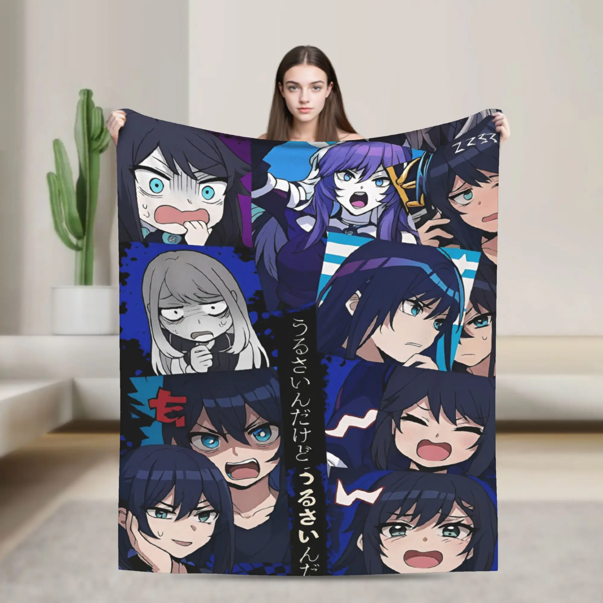 Ado Hibana World Tour Flannel Blanket Japan Singer Customized Throw Blankets for  Sofa Bedding Lounge 200x150cm Rug Piece