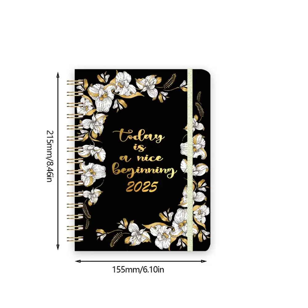 Agenda 2025 A5 English Notebook Diary Weekly Plan Goal Habit Schedules Diary Weekly Planner To Do List Planner Organizer