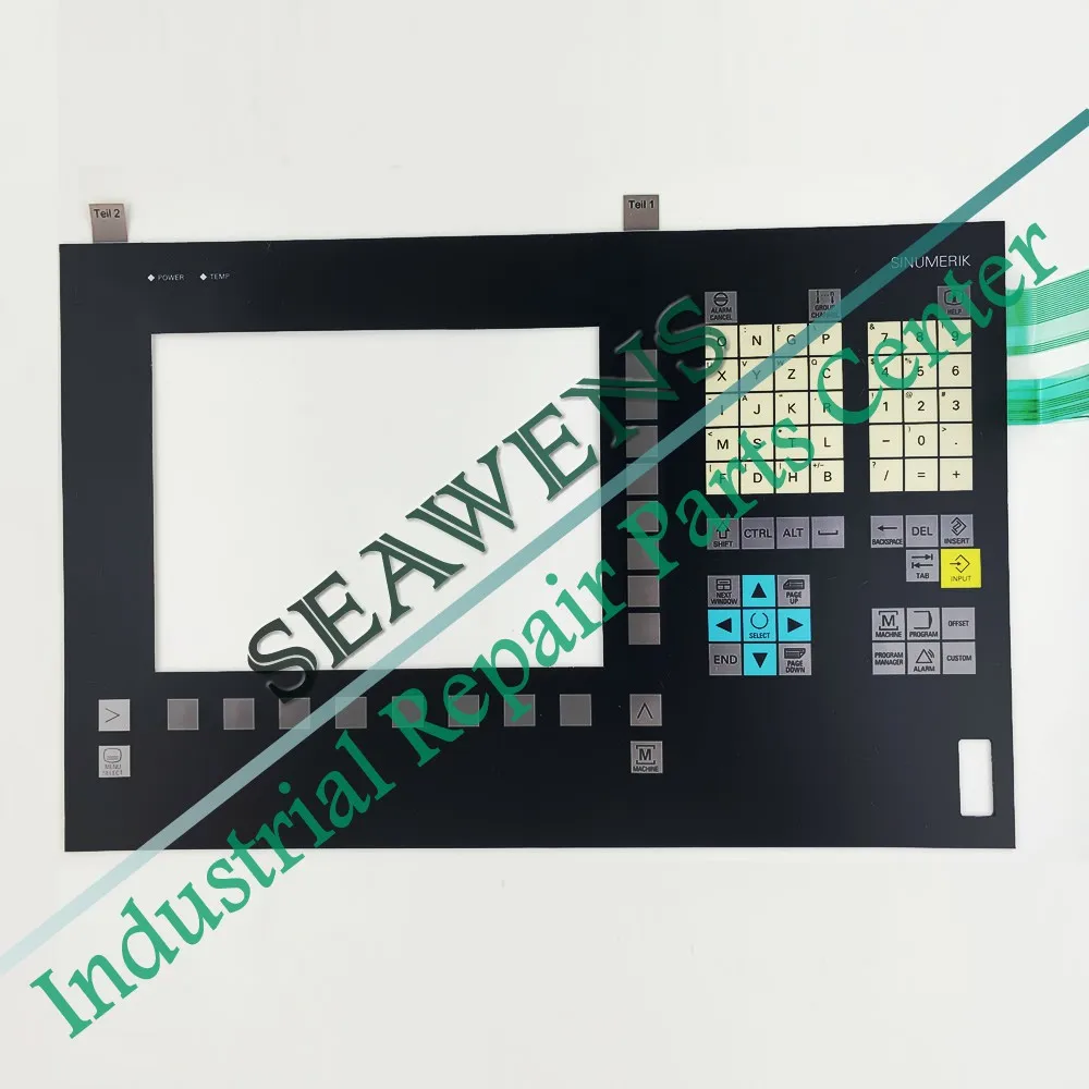 

6FC5203-0AF02-0AA0 OP 010 Membrane Keypad For Numerical control Operator Panel Repair,New In Stock