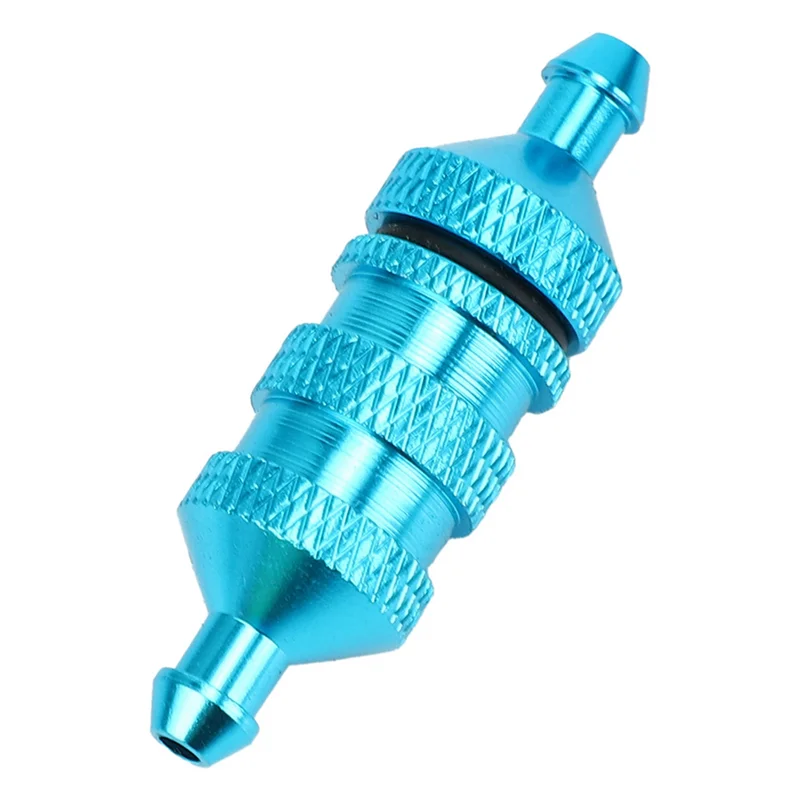4X 1/8 1/10 RC نموذج قطع غيار السيارات فلتر الوقود نيترو لـ HSP 02156 94122 94188، أزرق