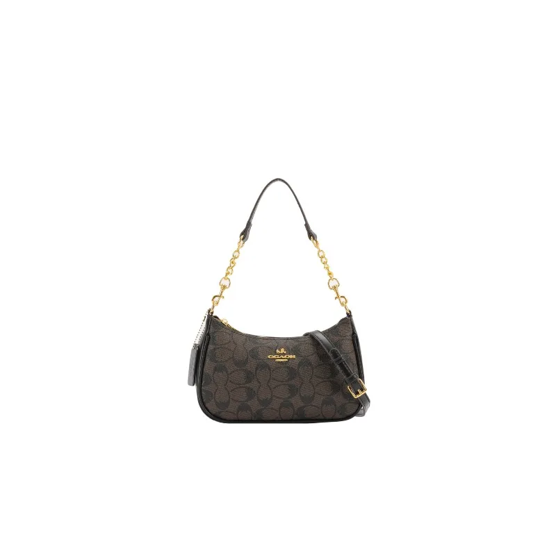 Große Leder-Wickeltasche, Klassisches Designer-Modell Paris Elegant, Damen-Umhängetasche in Unifarbe für Pendlerinnen