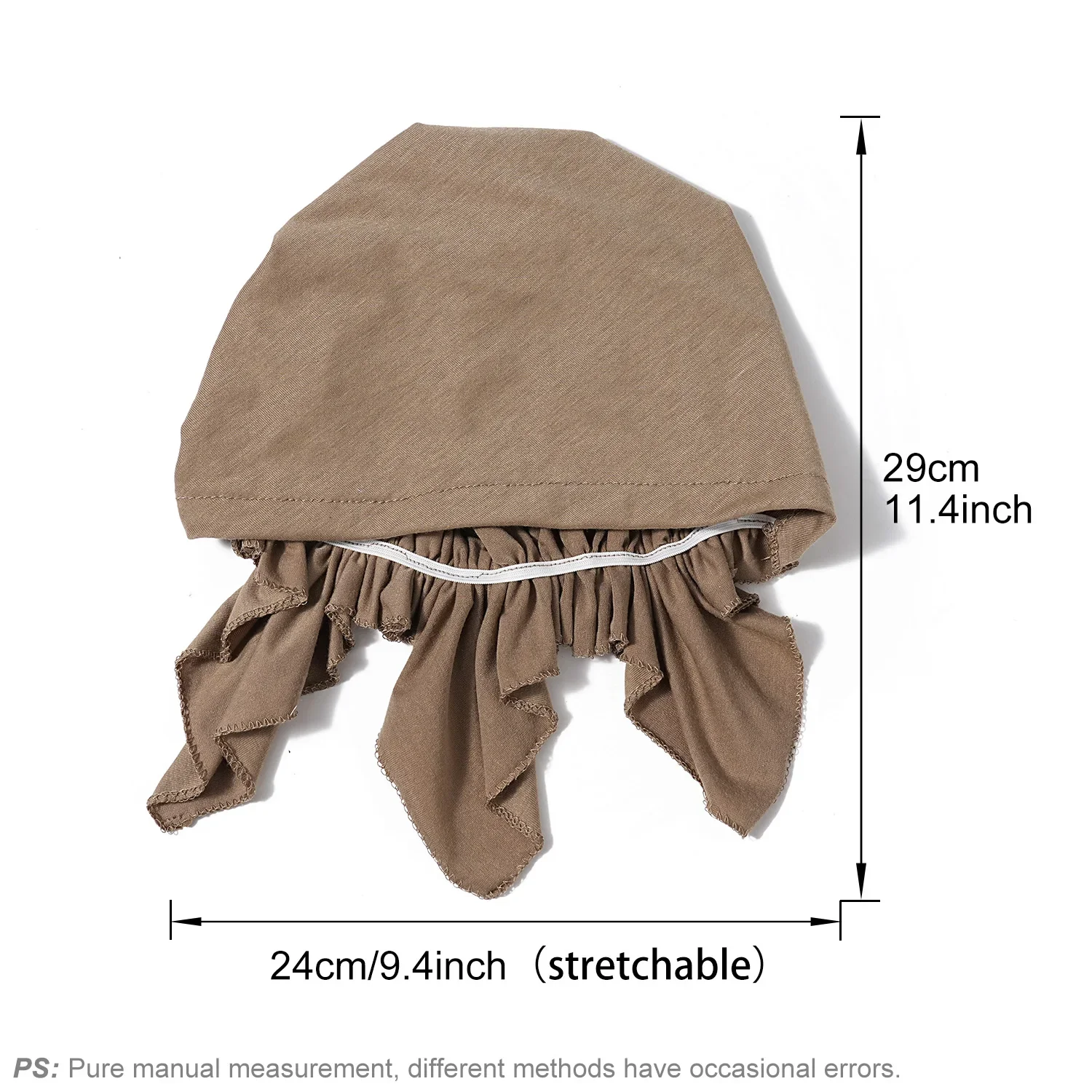 Neue muslimische Bambus vorgebundenes Kopftuch Turban Frauen Indien Kopfwickel Hüte Kopfbedeckung Krebs Bandanas Haarschmuck Kopfbedeckung – Detail 2