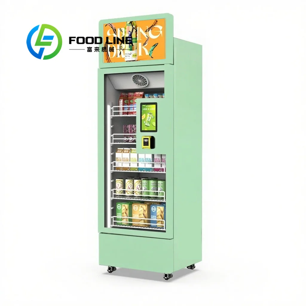 

AI Smart Vending Machine for Snack with Card Payment for Shopping Mall New Style AI Intelligent Vending Machine for Snack