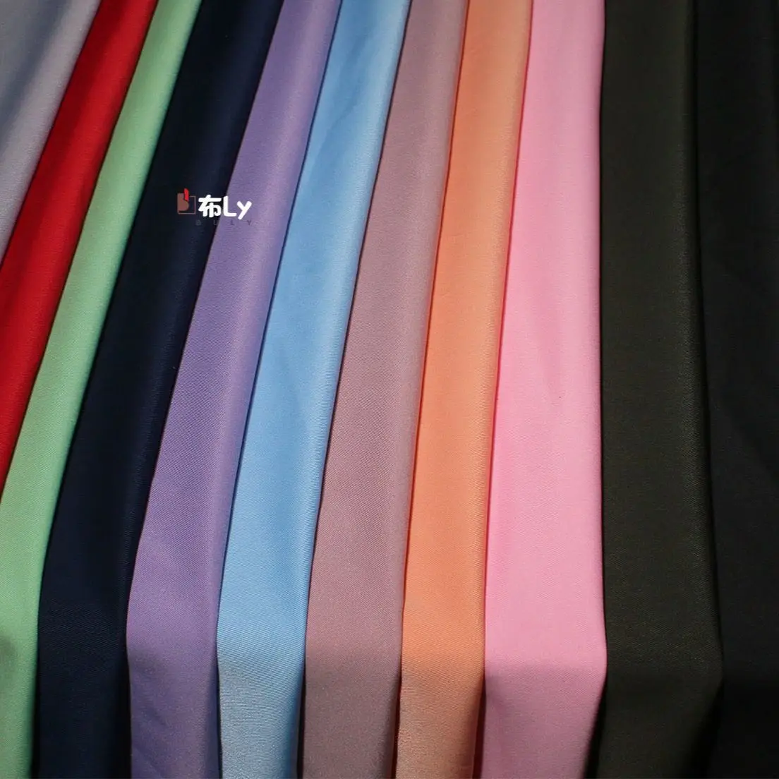 Spring Summer Fall Drape Twill Polyester Fabric For Shirt Suit Dress Wide-Leg Pants
