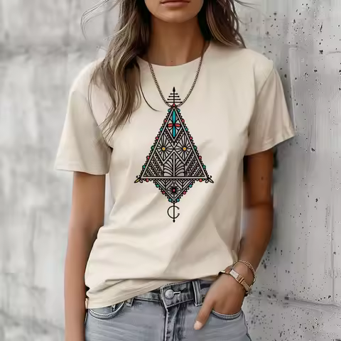 Amazigh top women anime graphic funny t shirt female funny harajuku clothing