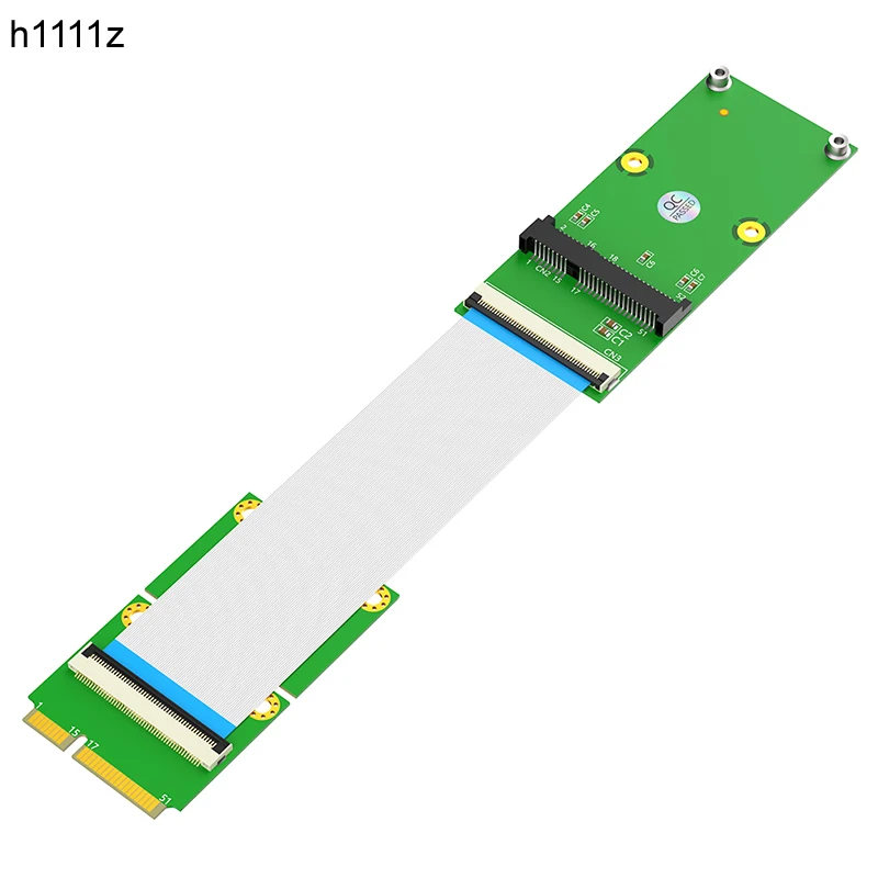 Half/Full Size Mini PCIE to Mini PCI Express Wifi Card Adapter Cable Half/Full mSATA to mSATA SSD Converter Extender for Desktop