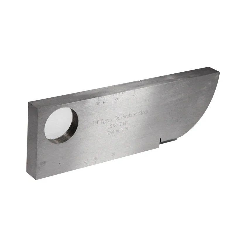 

In stockStandard Carbon Steel /Stainless Steel/Aluminum UT Calibration Block Metric IIW/V1/A2 Block