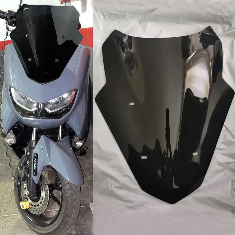 NMAX155 Windshield Windscreen Wind Deflector For Yamaha N-MAX 125 NMAX 155 2021 2022 2023 2024 NMAX125 Accessories Motor Bubble