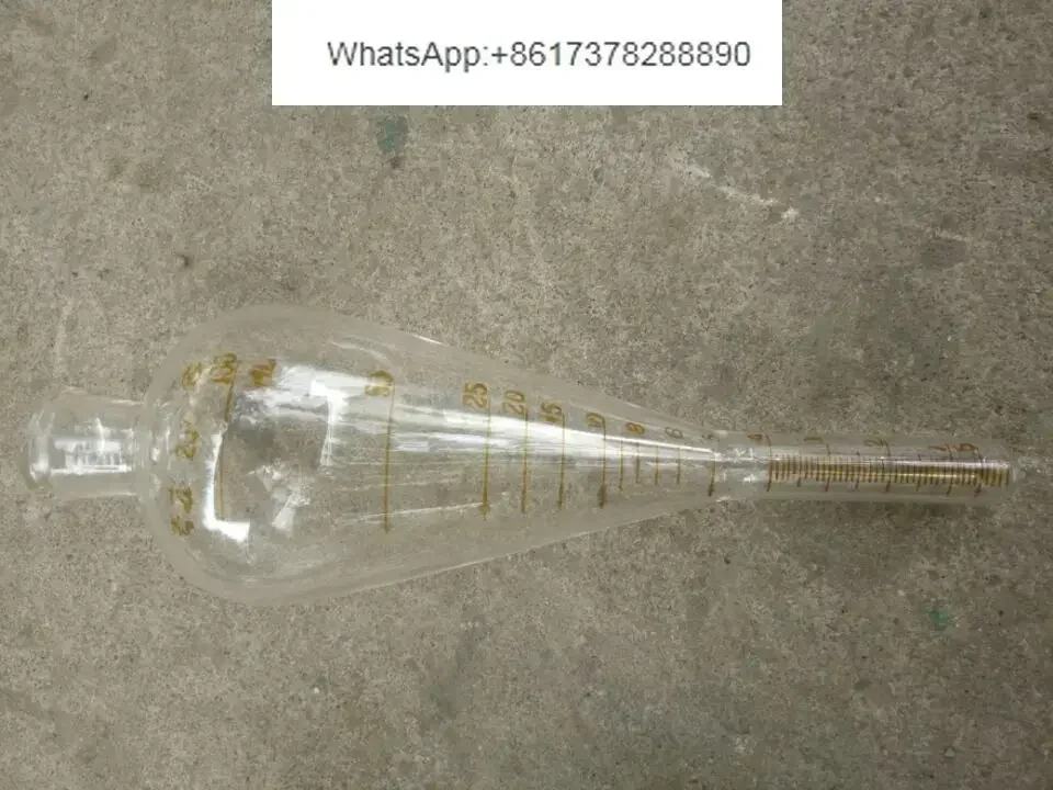 Precipitation bottle pear shaped magnetic powder precipitation tube tail tube 1ml division