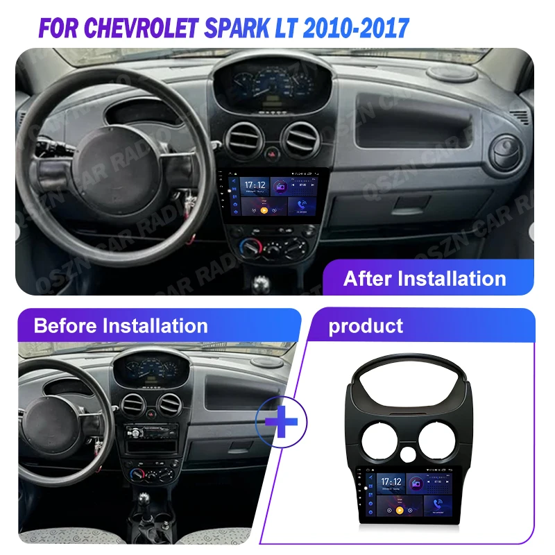 2Din Android 12 Car Radio for Chevrolet Spark LT 2010 -2017 Multimedia Player Carplay Auto Autoradio Navigatore Stereo Head Unit