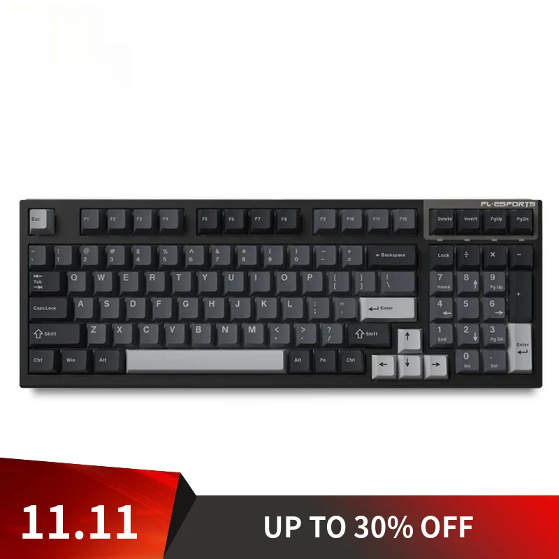 Fl Gp108 Oem Mechanical Keyboard Wireless 2.4g  Bottom Bluetooth Tri-Mode Pbt Hot Swap 97/98 Key For Pc Gamer Game Accessories