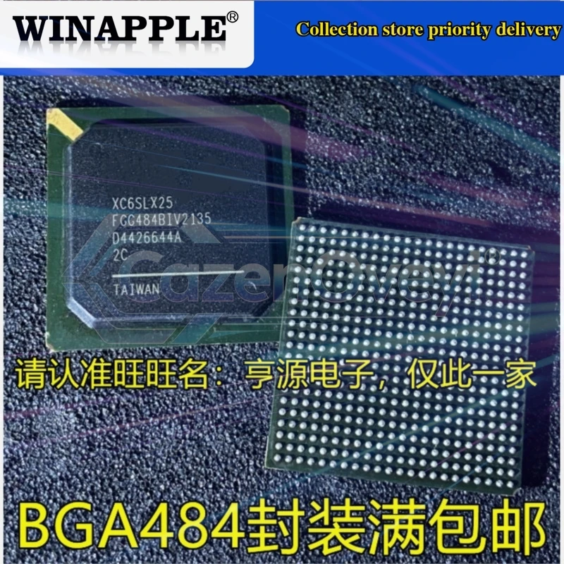 5pcs/lot XC6SLX25-2FGG484I BGA-484