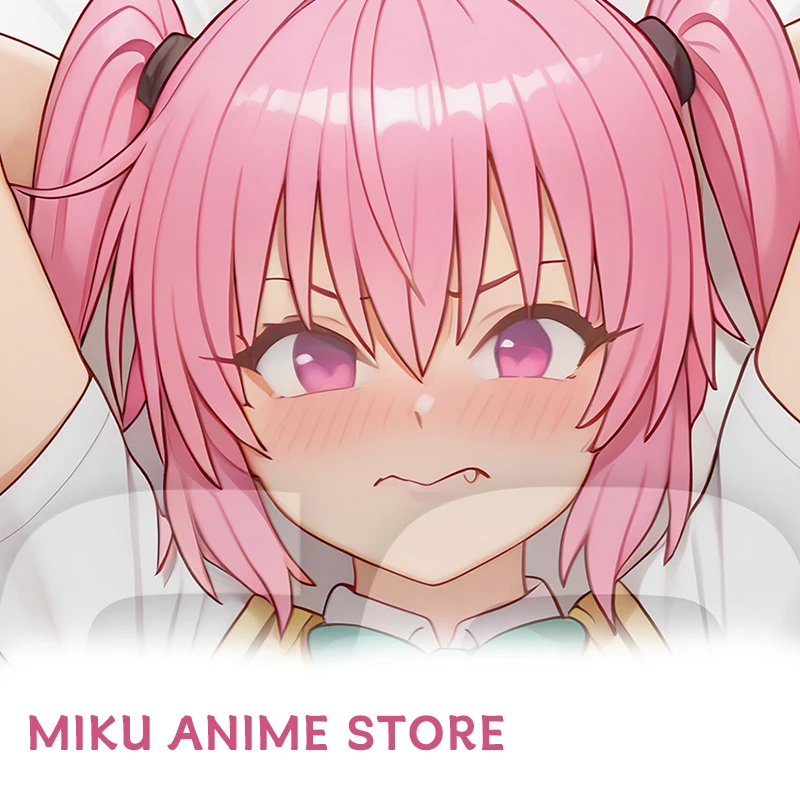 Dakimakura Cover To Love Ru Nana Asta Deviluke Anime Double-Sided Print Pillowcase Life-Size 2way Body Pillow