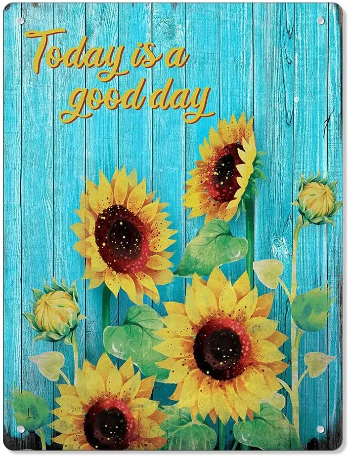 WIRESTER 9.8 x 13 Inch Metal Tin Sign, Wall Sign Decoration for Home, Office, Living Room, Garden, Kitchen Art Sign - Vinta sign