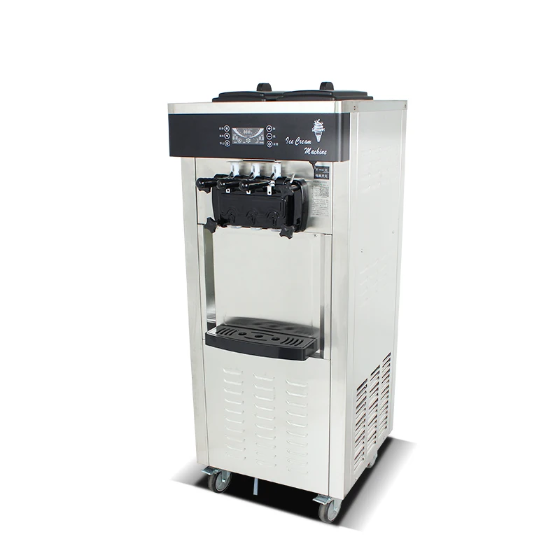 

20-28L/h 3 flavor soft ice cream maker machine commercial soft serve ice cream machine for sale